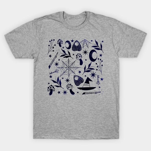 Seance witch vibes T-Shirt by Tex doodles 